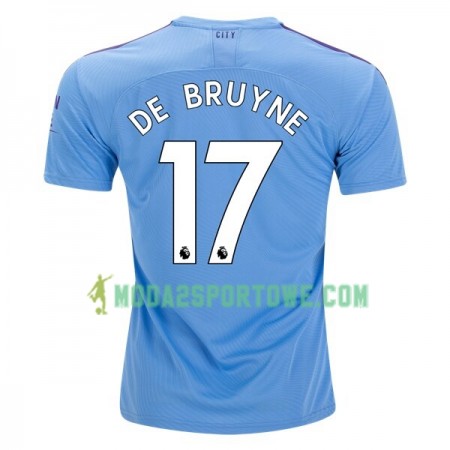 Koszulka Manchester City De Bruyne 17 Domowe Stroje Piłkarskie 2019/20 Krótki Rękaw 